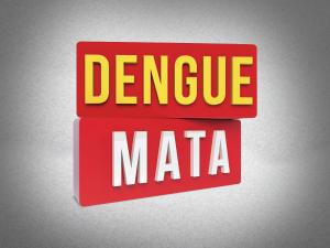 Imagem com o dizeres: Dengue Mata.